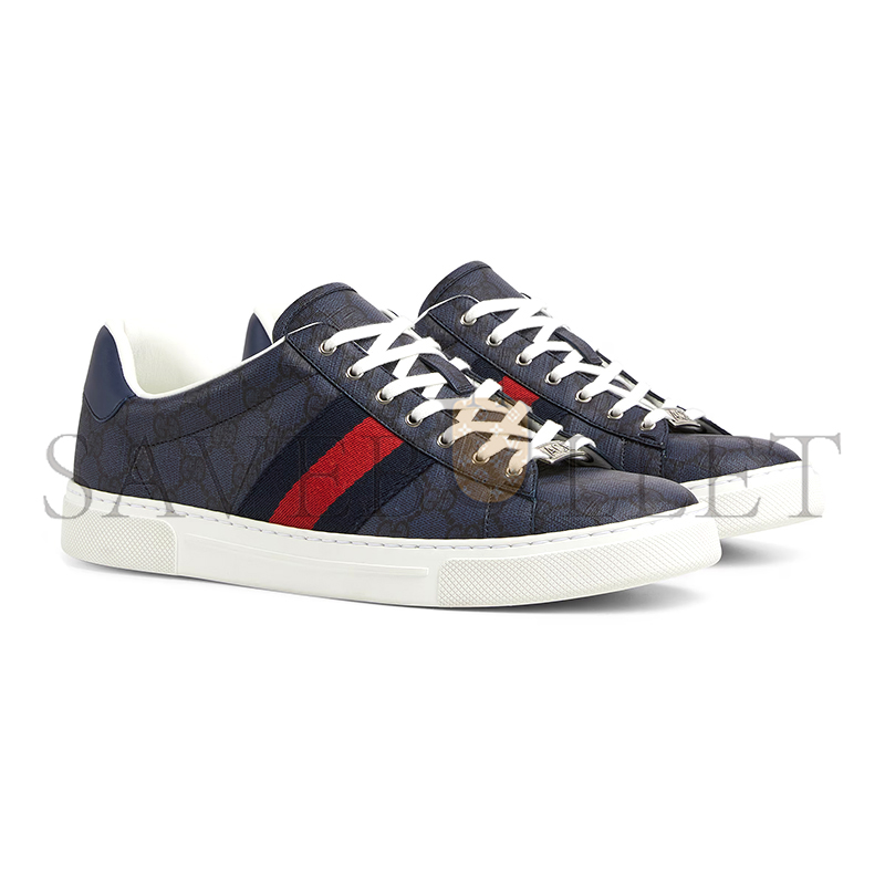 GUCCI MEN'S GUCCI ACE SNEAKER WITH WEB 760775 GUCCI MEN'S GUCCI ACE SNEAKER WITH WEB 760775